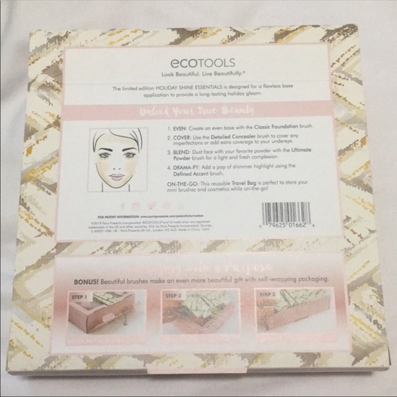 Eco tools make up brushes and pouch NWT - Picture 2 of 3